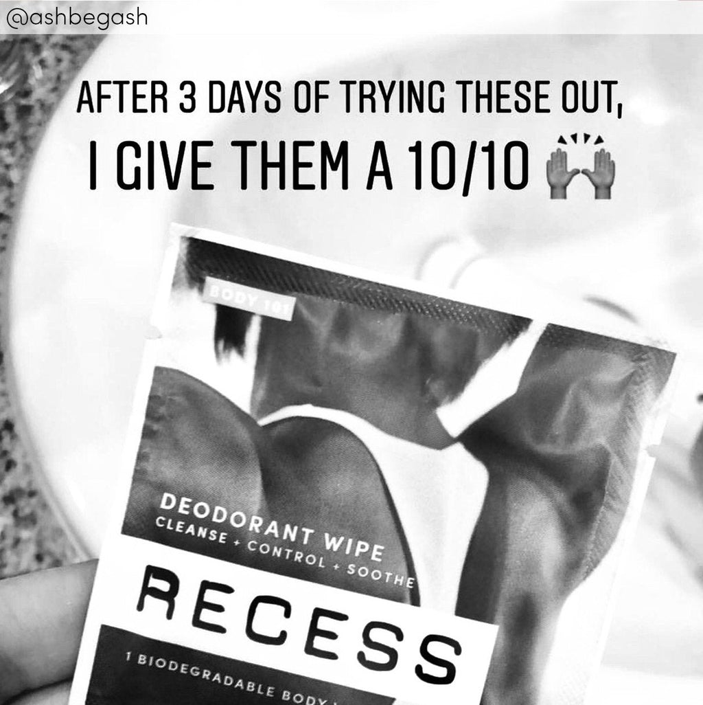 BODY 101: Deodorant Wipes (Pack of 15)