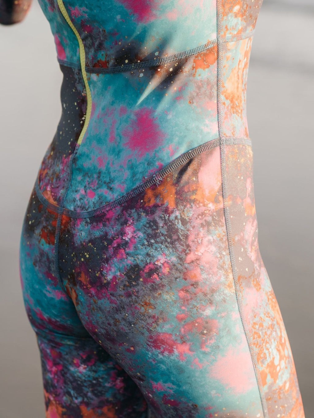 Women's "JOY" UPF 50+ Sun-protective full body swimsuit - Koi Pond