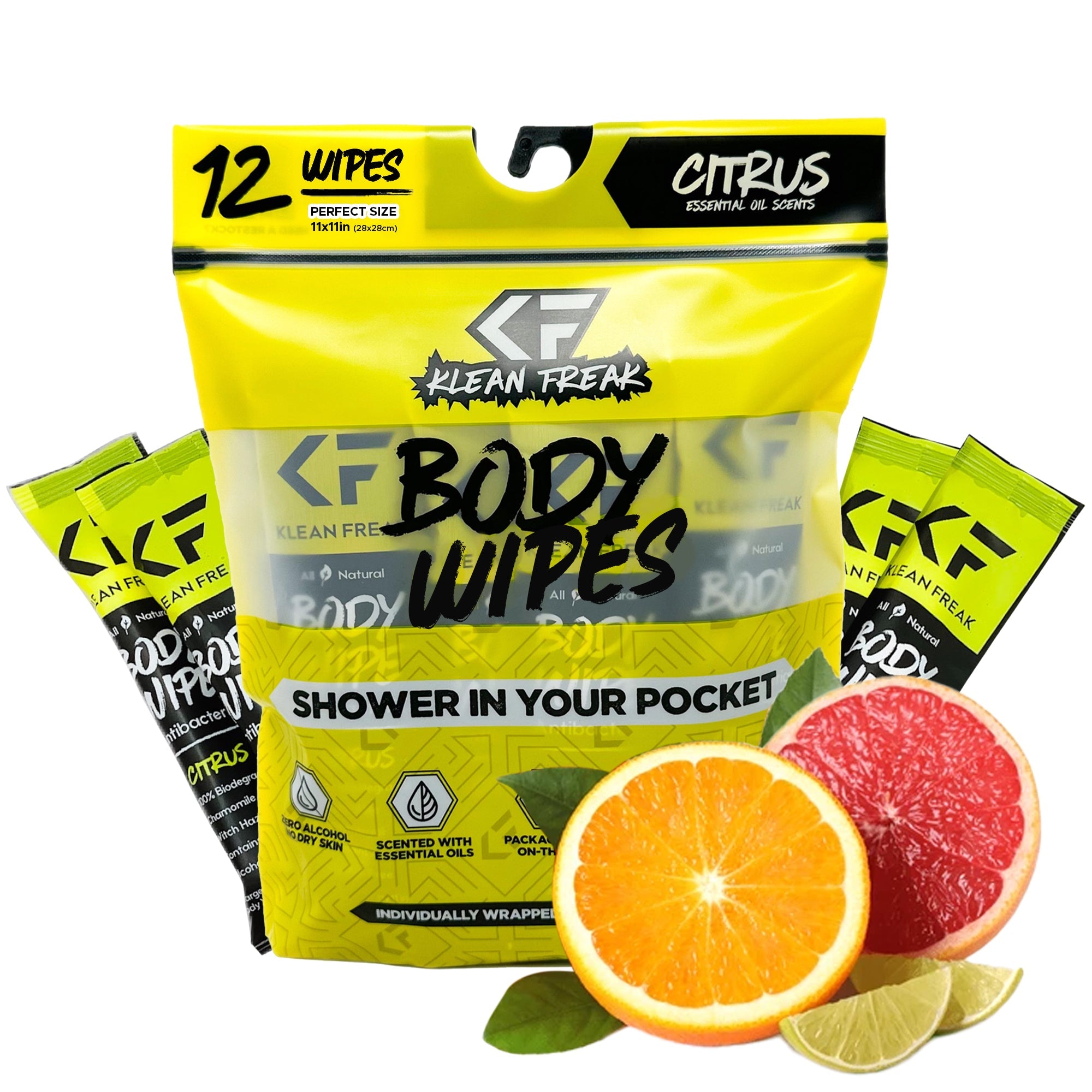 Body Wipes - 12 Pack