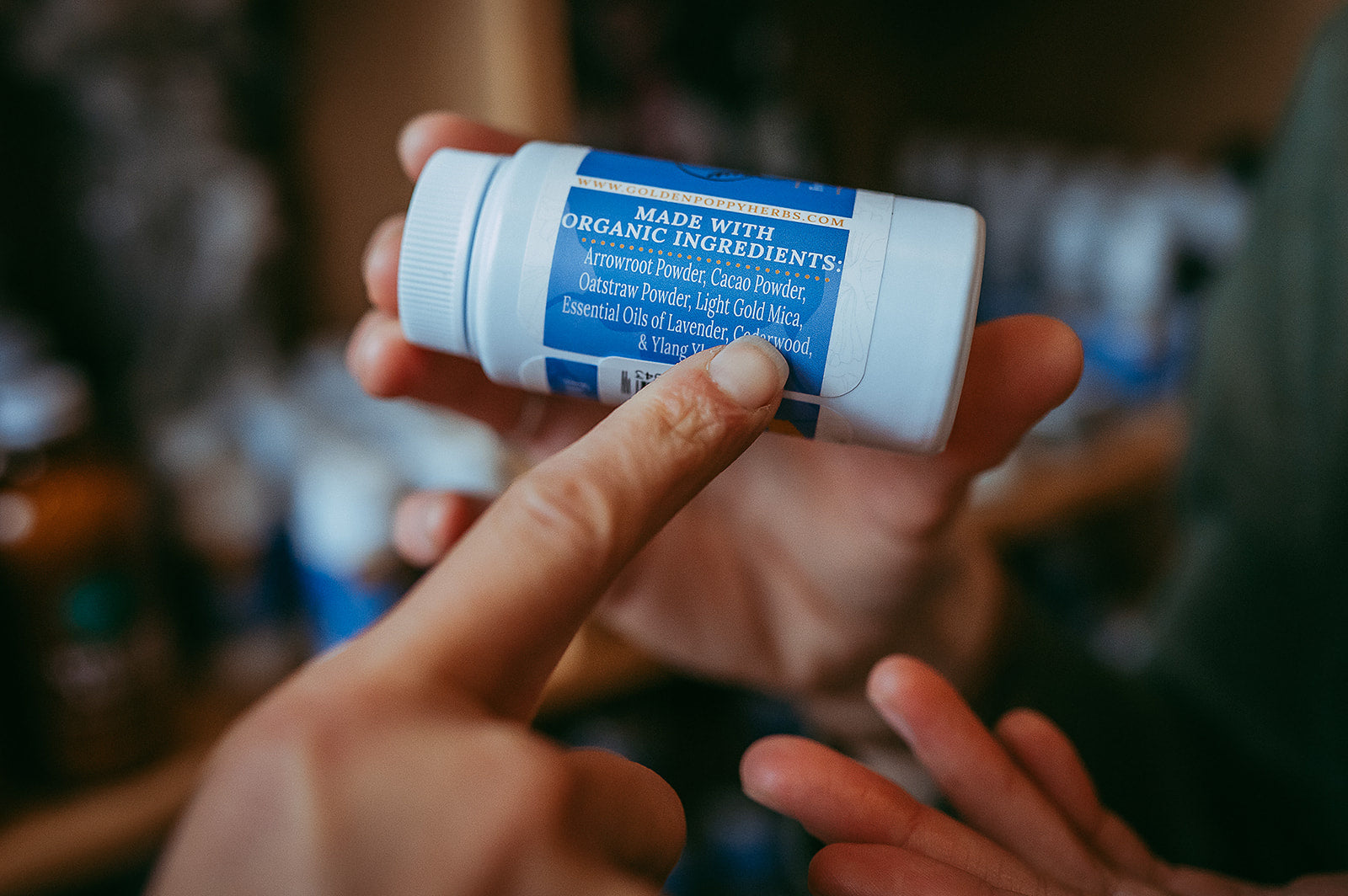 Herbal Dry Shampoo Powder, DARK 1 oz